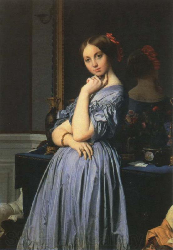 Jean-Auguste Dominique Ingres comtesse d haussonville Norge oil painting art